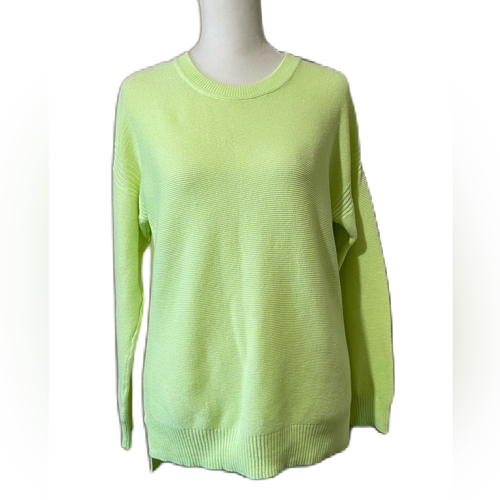 J Crew Green Crewneck Sweater